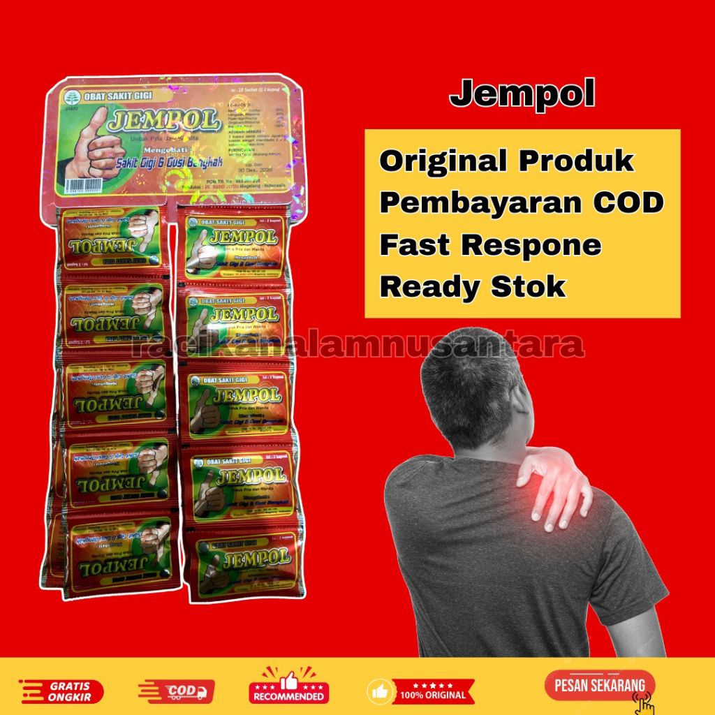 

Kapsul Gusi Bengkak Cap Jempol Asli