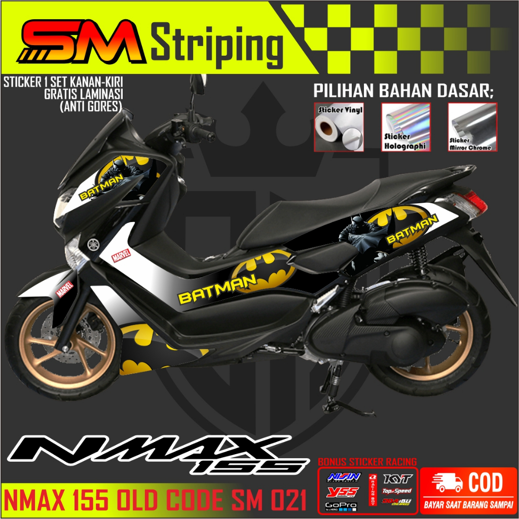Striping NMAX Old - Striping Hologram Yamaha NMAX Old 2015-2018 Racing