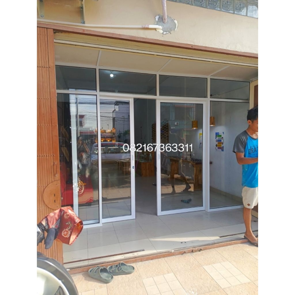 PINTU SEKAT KACA, JENDELA, KITCHEN SET ALUMINIUM