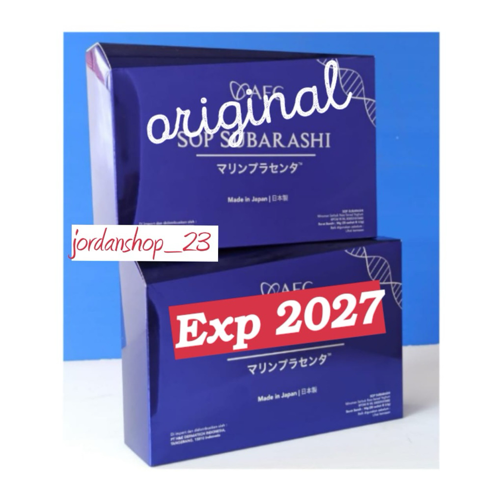 

PAKET DUO SUBARASHI SUBA AFC JAPAN # JORDANSHOP_23