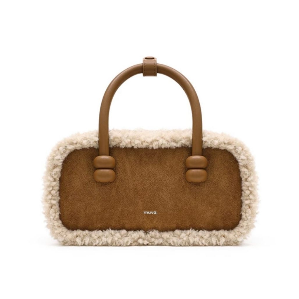 Ready Stock - MUVA Marshmallow Bag - MUVA Sling Bag - MUVA Bulu - Tas Selempang Wanita Murah