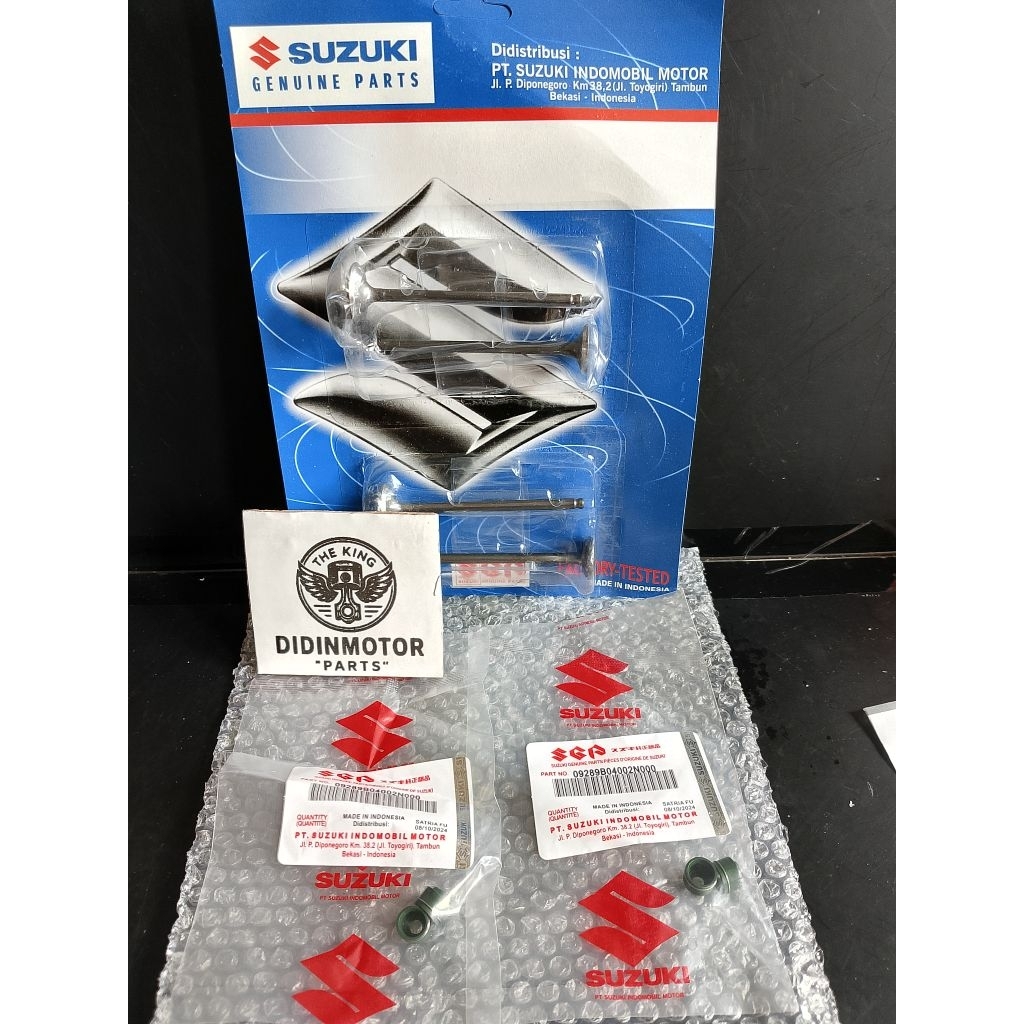 payung klep+sil klep set satria Fu karbu kualitas ori isi 4pcs