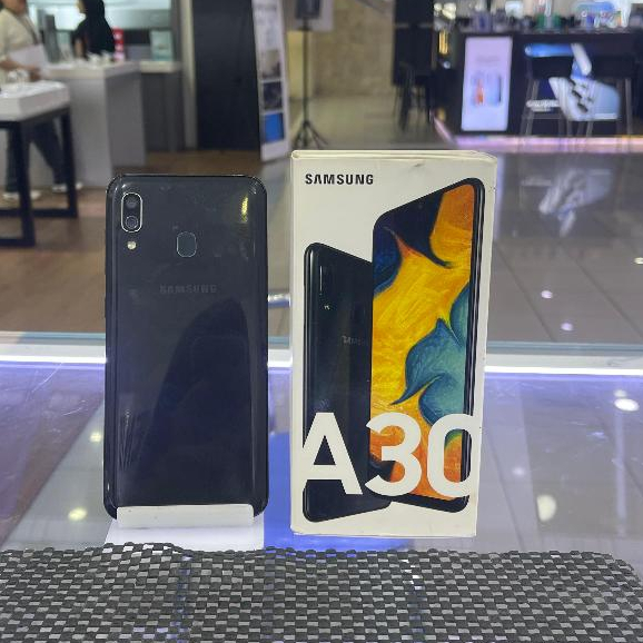 SAMSUNG GALAXY A30 4/64GB SECOND SEKEN BEKAS RAM 4 INTERNAL 64 FULL SET