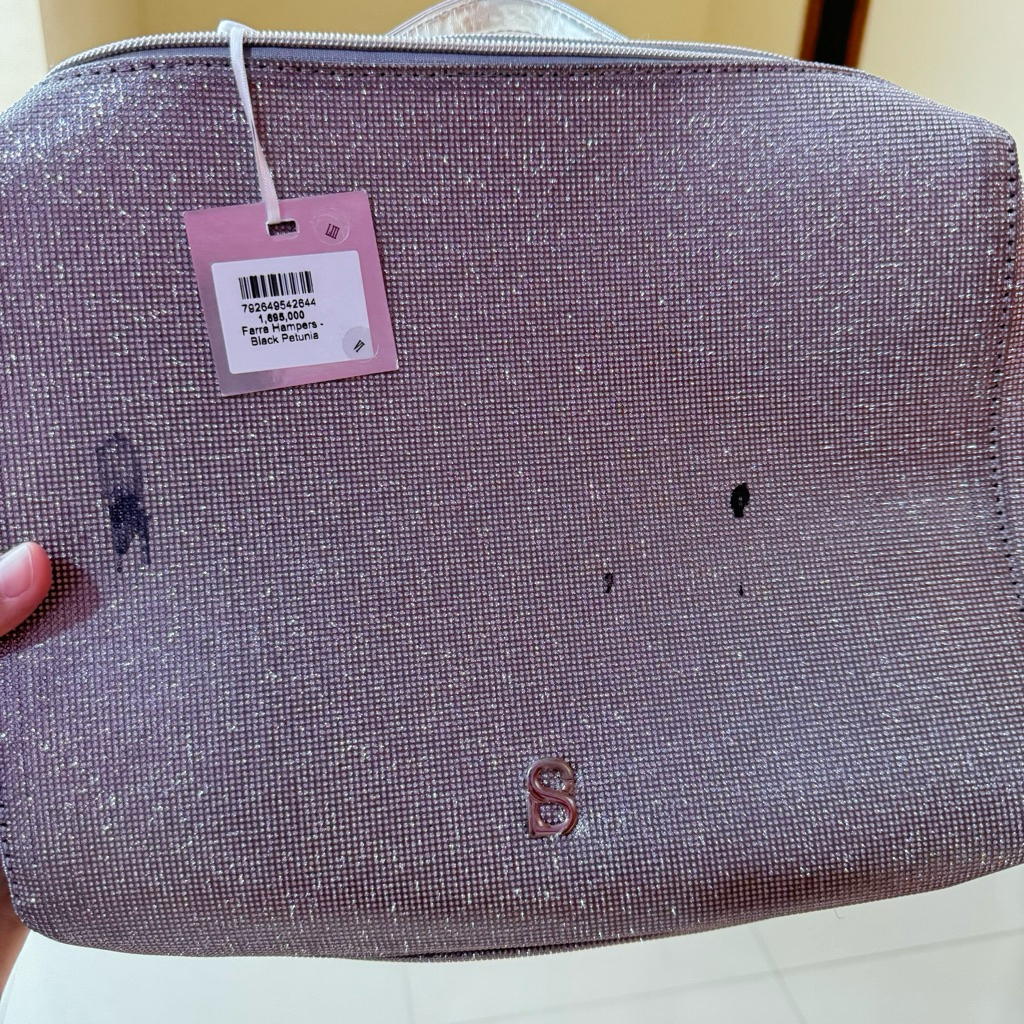 buttonscarves bag hampers NEW defect