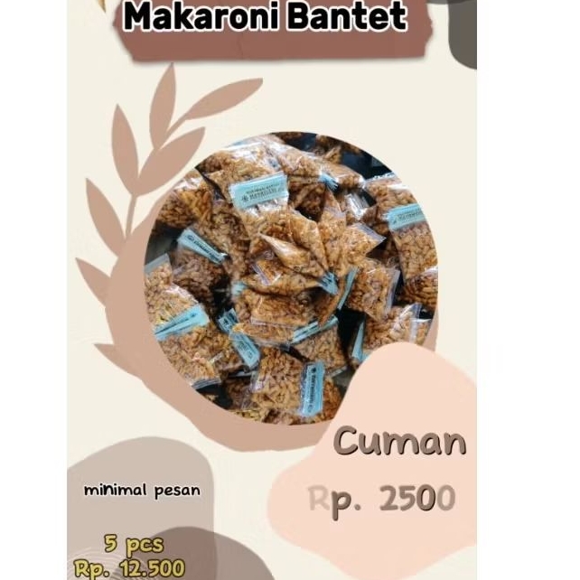 

cemilan makroni bantet pedas