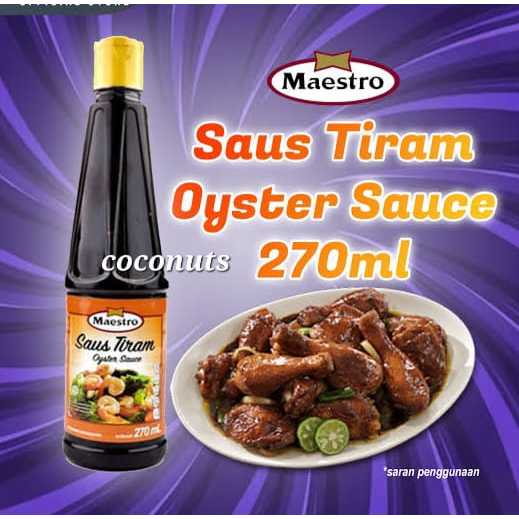 

Maestro Saus Tiram 270ML – Oyster Sauce Maestro