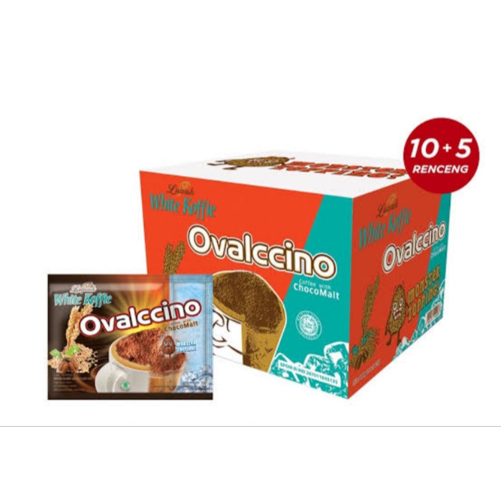 

KOPI LUWAK WHITE KOFFIE OVALCINO renceng 15 x 25gr