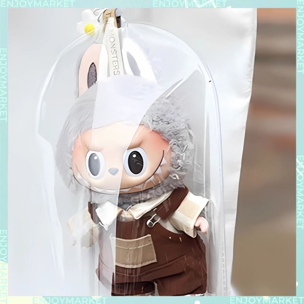 PVC Pouch Mika Bening Sarung Tas Boneka Labubu Mika PVC Pelindung Anti Air