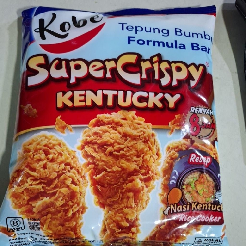 

TEPUNG BUMBU KOBE SUPER CRISPY 850GRAM