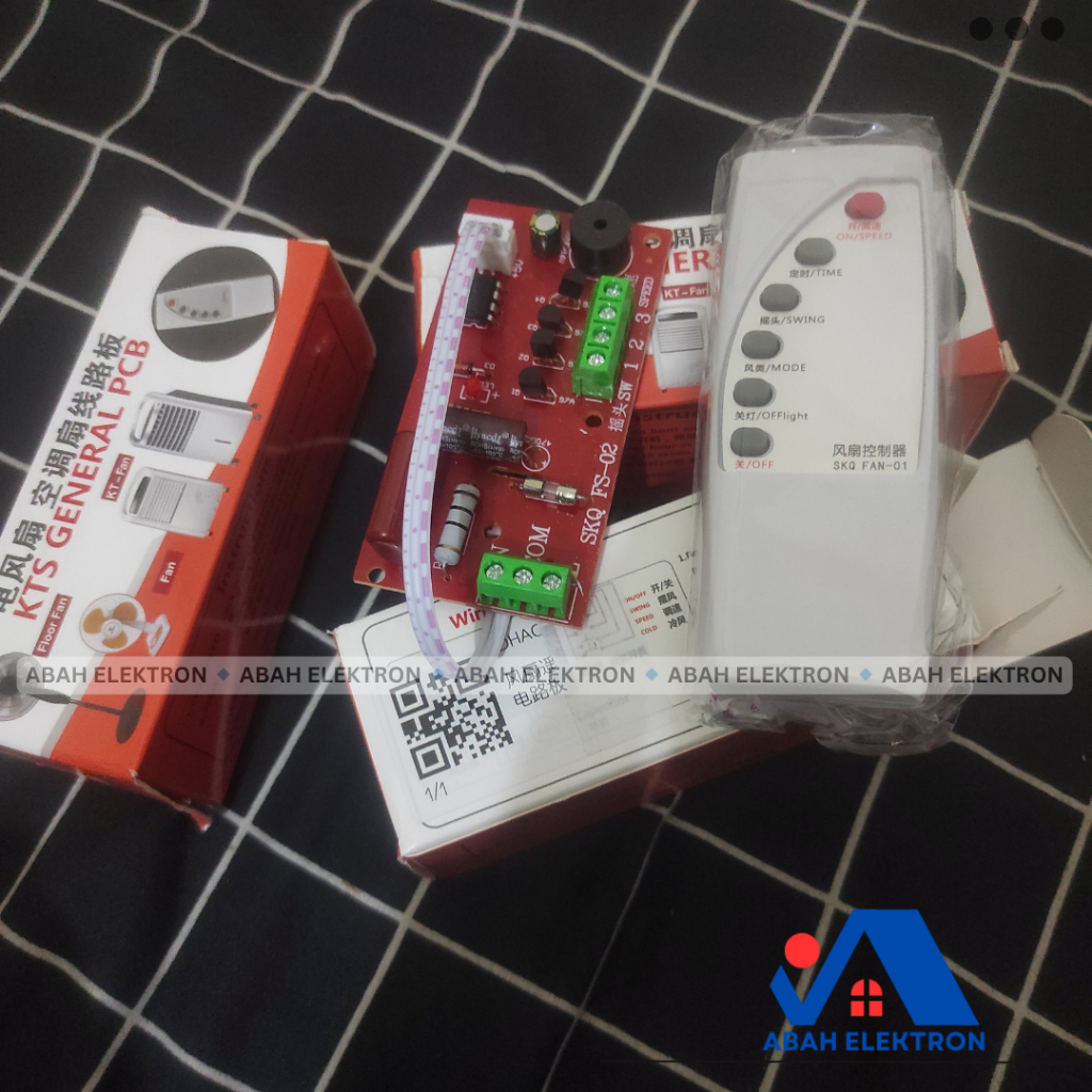 Modul + Remot universal Kipas Angin Modul PCB KIPAS ANGIN YUNDAI / ARASHI / MASPION / COSMOS / MIYAK