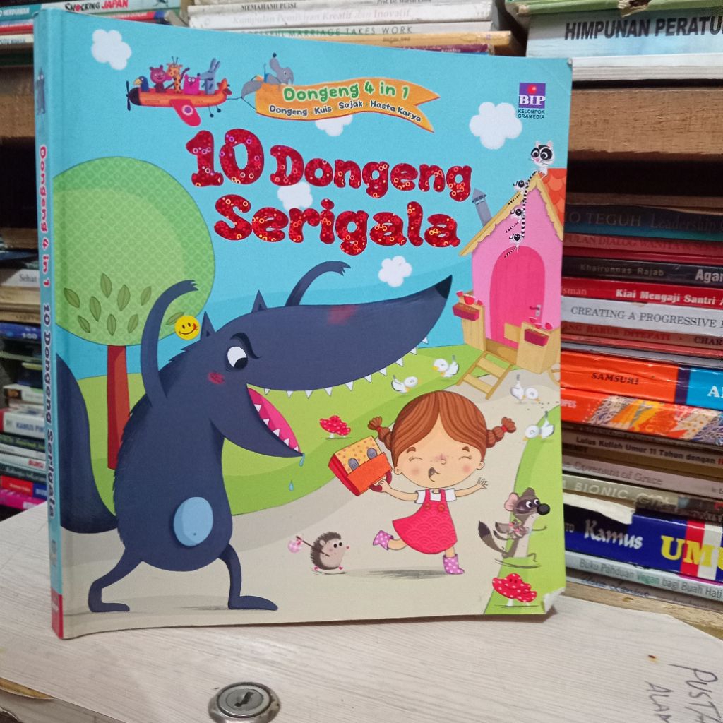 buku dongeng anak,10 dongeng srigala
