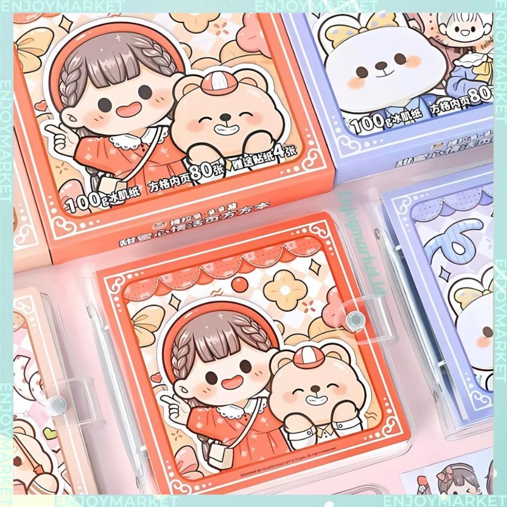 

Binder Buku Journaling Diary Edisi Dodogirl Fashion isi 80 Lembar Free 4 Stiker TLD95