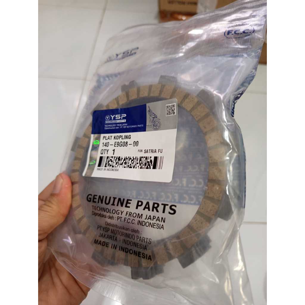 Kampas kopling SATRIA FU / Plat kopling original FCC SUZUKI SATRIA FU