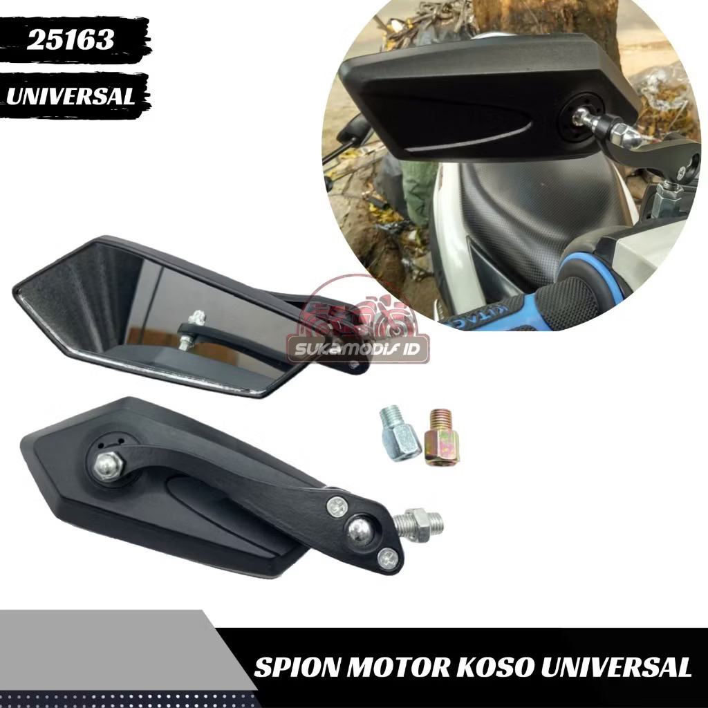 

Spion KOSO Spion Variasi Universal Semua Motor Spion Lipat Batang Besi Aerox NMAX PCX ADV Beat Vario MX RXK Mio SUPRA DLL
