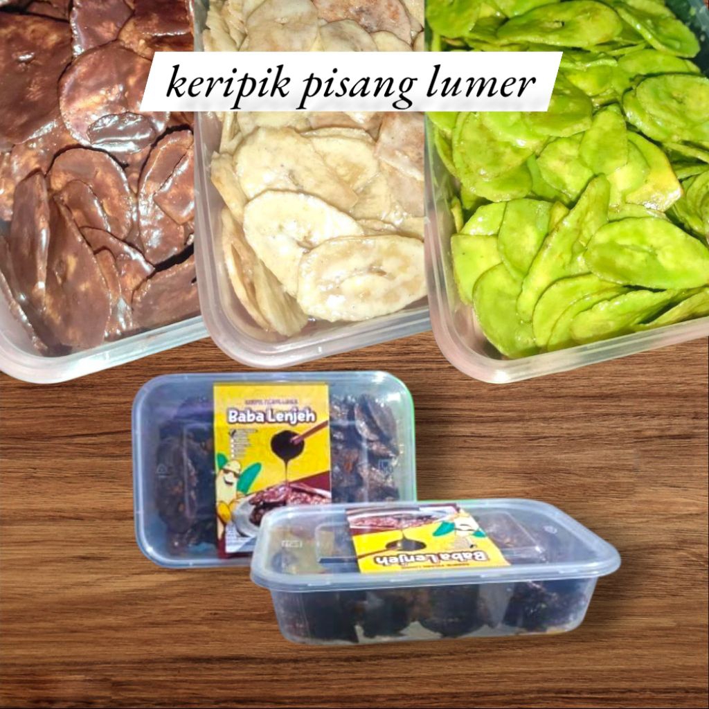 

kripik pisang lumer kemasan box 150grm