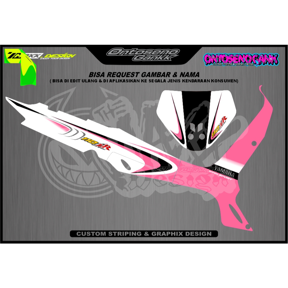 Striping Fizr Custom Fizr VARIASI Striping Fizr - Striping Fizr Full Clutch Fizr Sporty Striping F1z