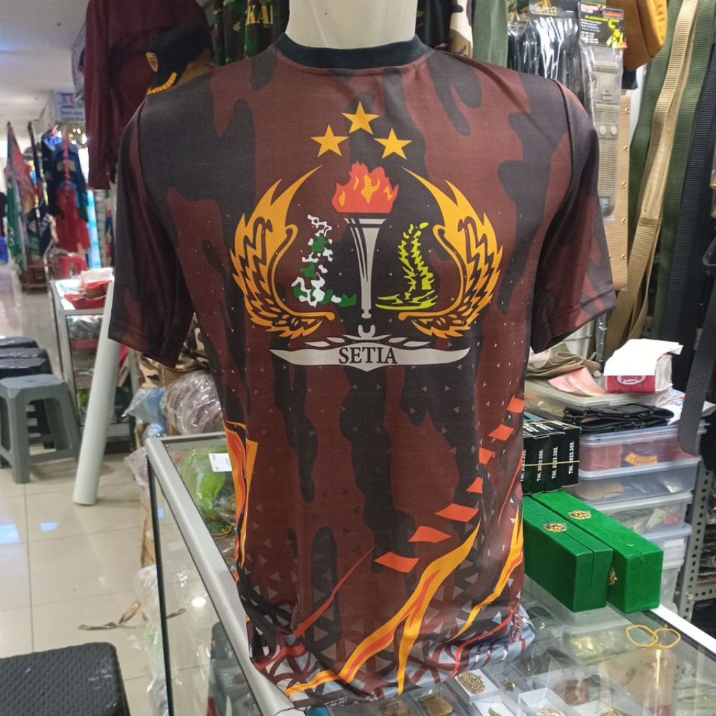 kaos Jersey kbpp polri / kaos kbpp polri bahan jersey