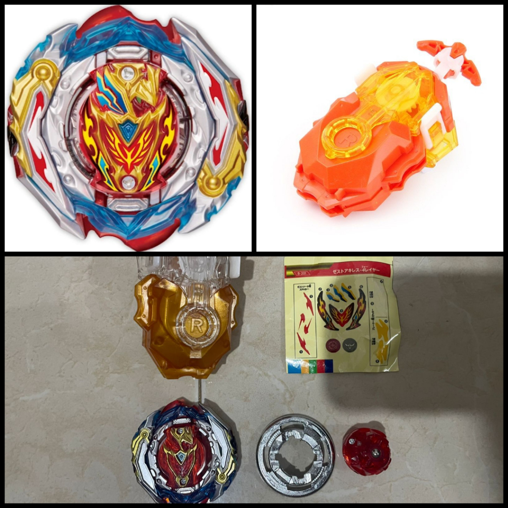 Beyblade Burst Zest Achilles B-201 Chain Phoniex Hollow Ragnaruk NEW Beyblade Burst Cho Z Achilles