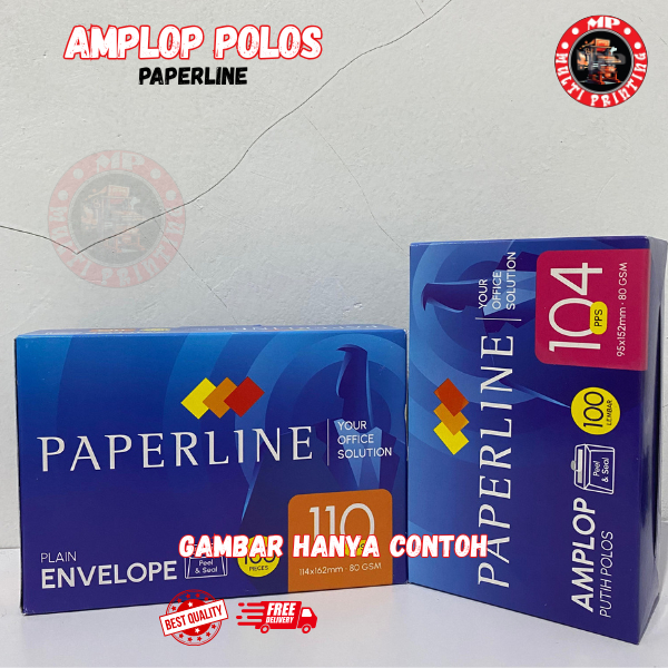 

Jual Amplop Putih Paperline 1 box isi 100 lembar / 104 / 110 / 90 PPS Y&H MULTI PRINTING