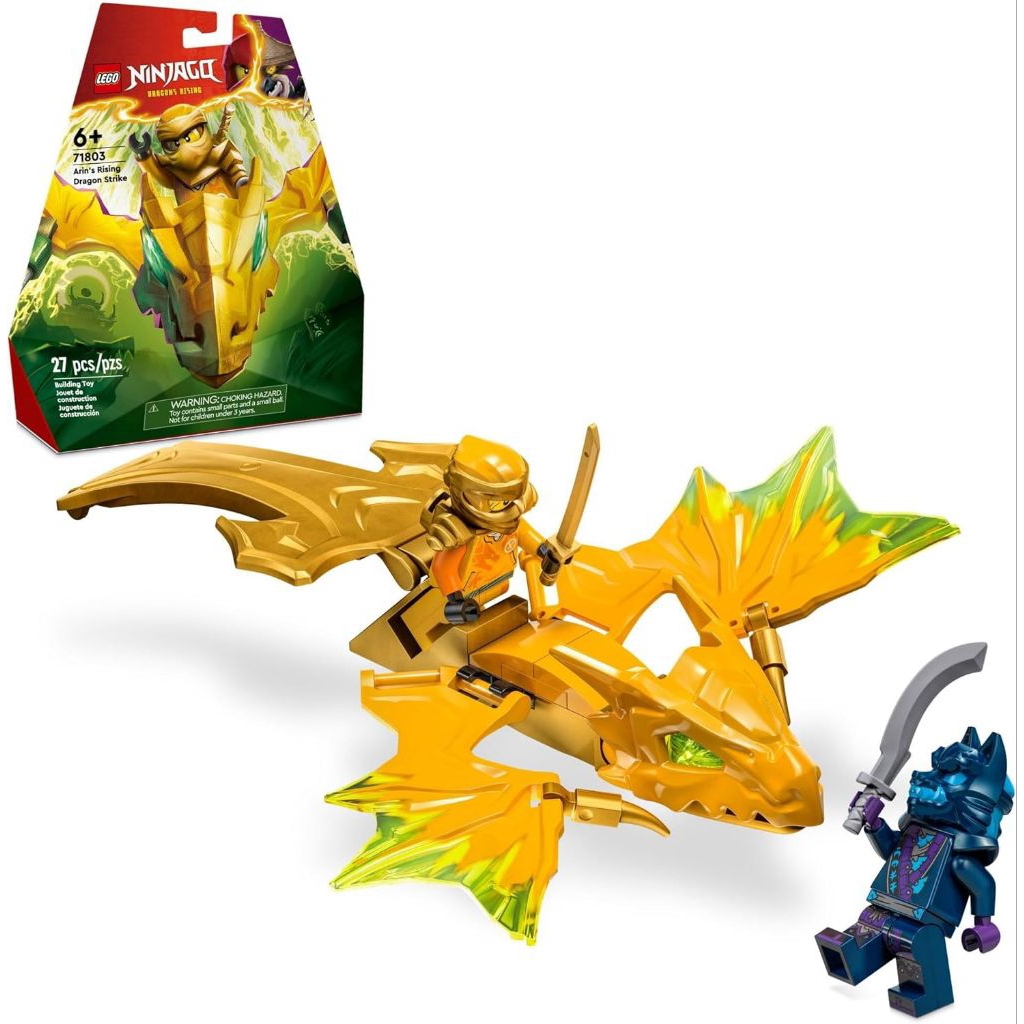 Lego Ninjago Arin's Rising Dragon Strike Arin Jump Pengendara Naga Loncat Action Figure Dragon Risin