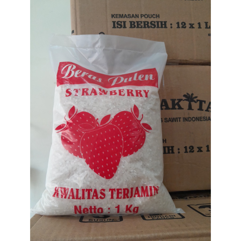 

BERAS ECER 1kg Premium Cap Strawberry
