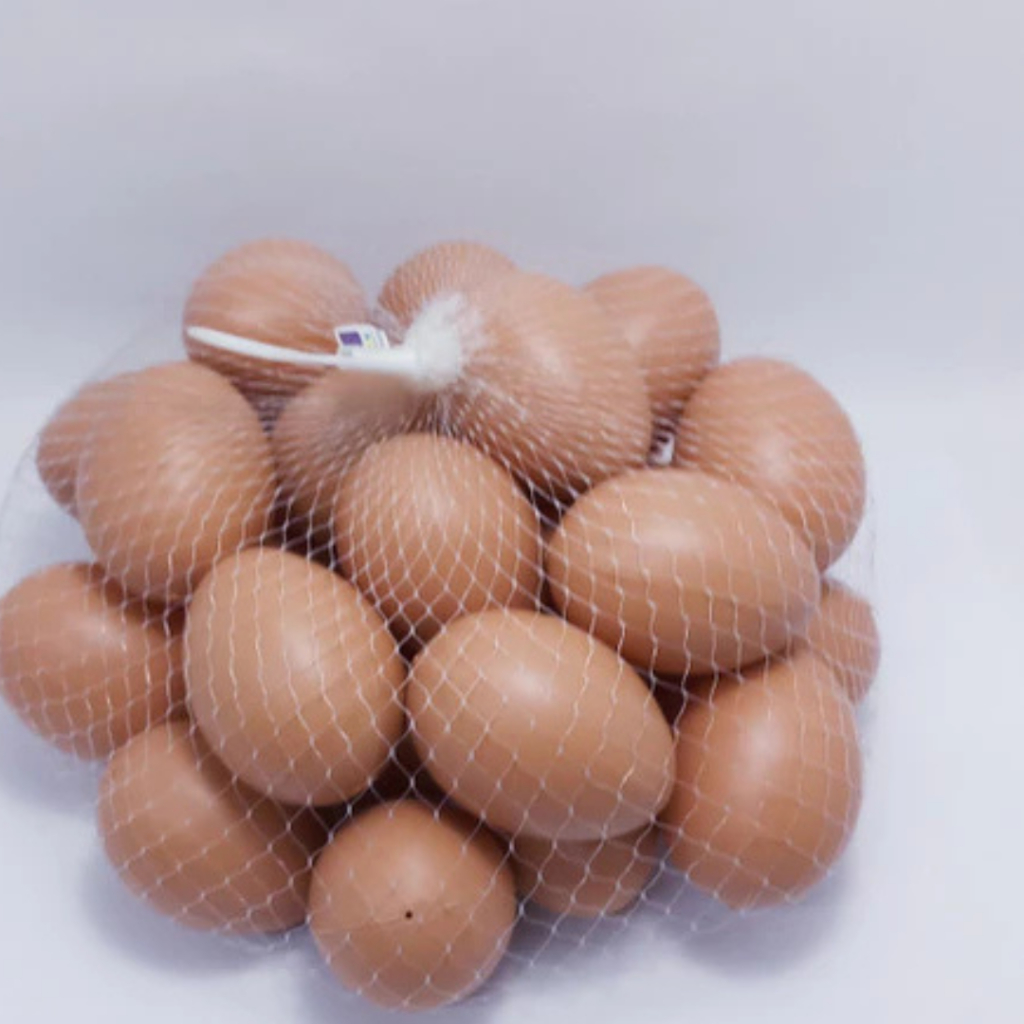 

Telur Ayam Palsu Mainan Anak Telur Ayam 1 Pack Isi 20