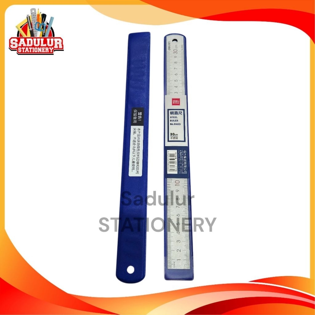

1 PCS Penggaris Besi Deli 30Cm 8463