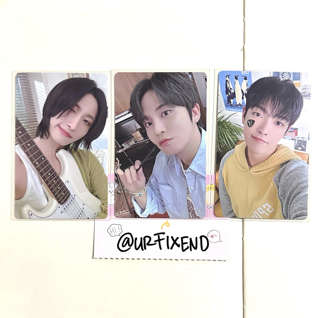 PC ATEEZ Sg25 Seonghwa pair Jongho - Hongjoong + set ID dan Minpos