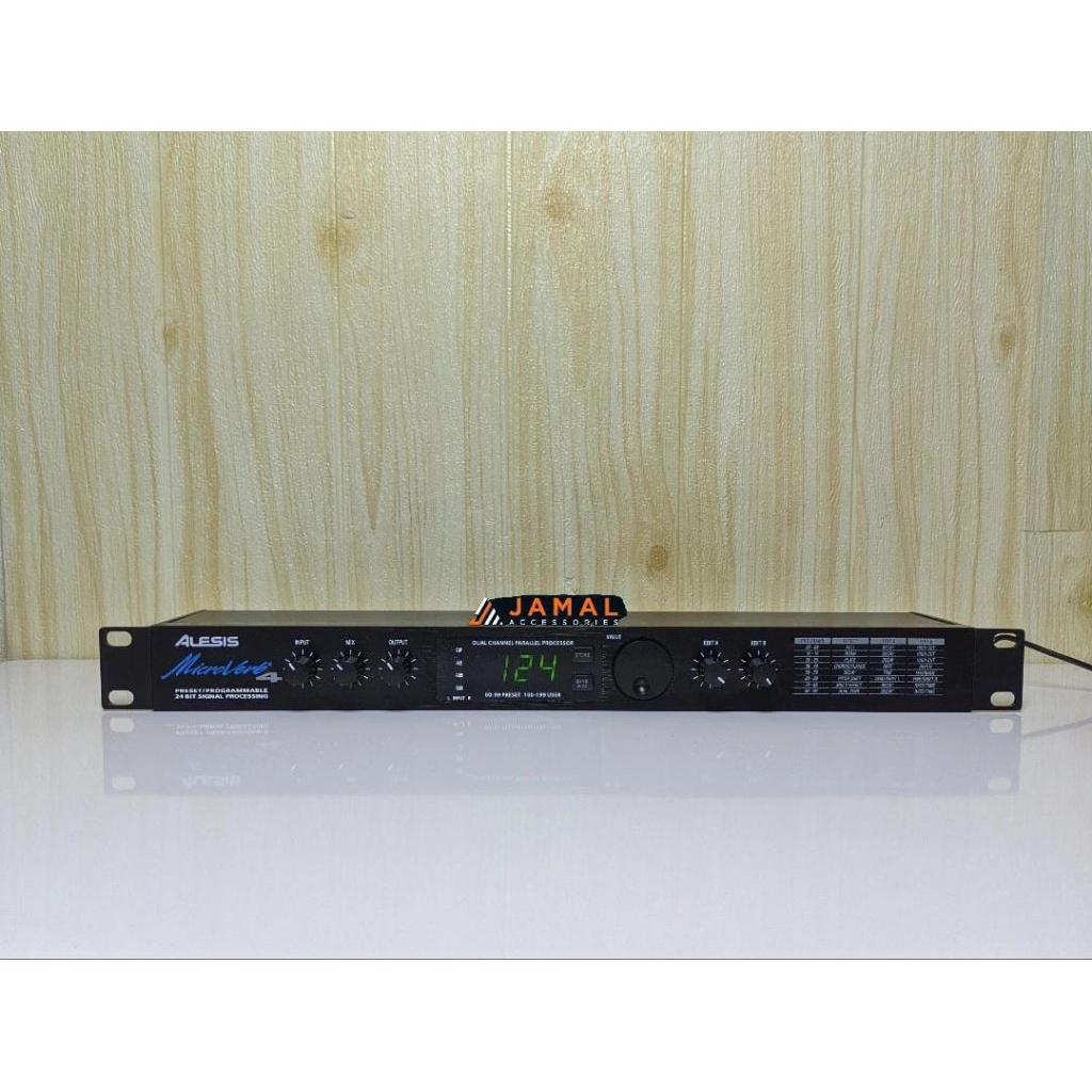 ALESIS MICROVERB 4 MADE IN TAIWAN KUPING BESI