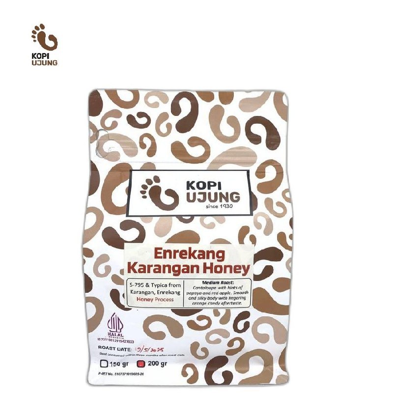 

Kopi Ujung Arabica Enrekang Karangan Honey 200 Gr
