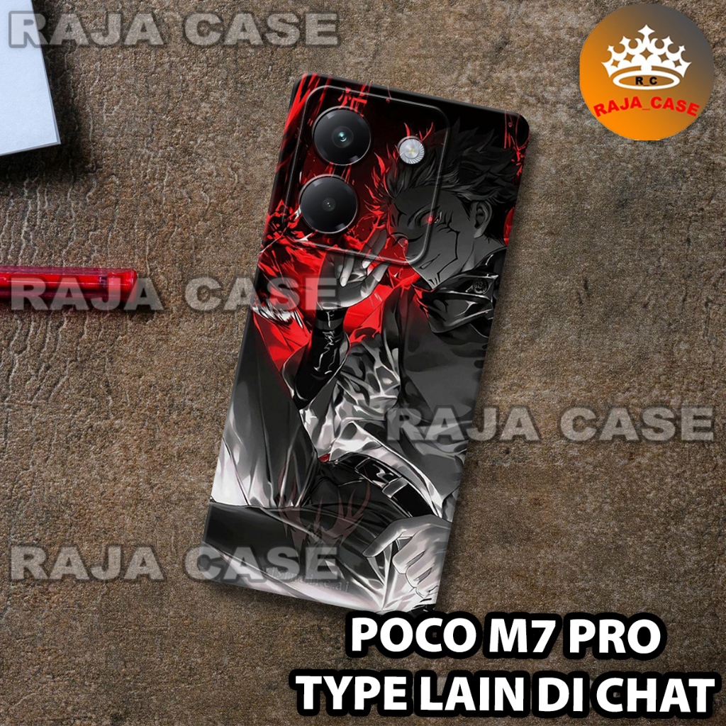 Softcase karet POCO M7 PRO /RC33 motif ANIME/case POCO M7 PRO/casing POCO M7 PRO/silikon POCO M7 PRO