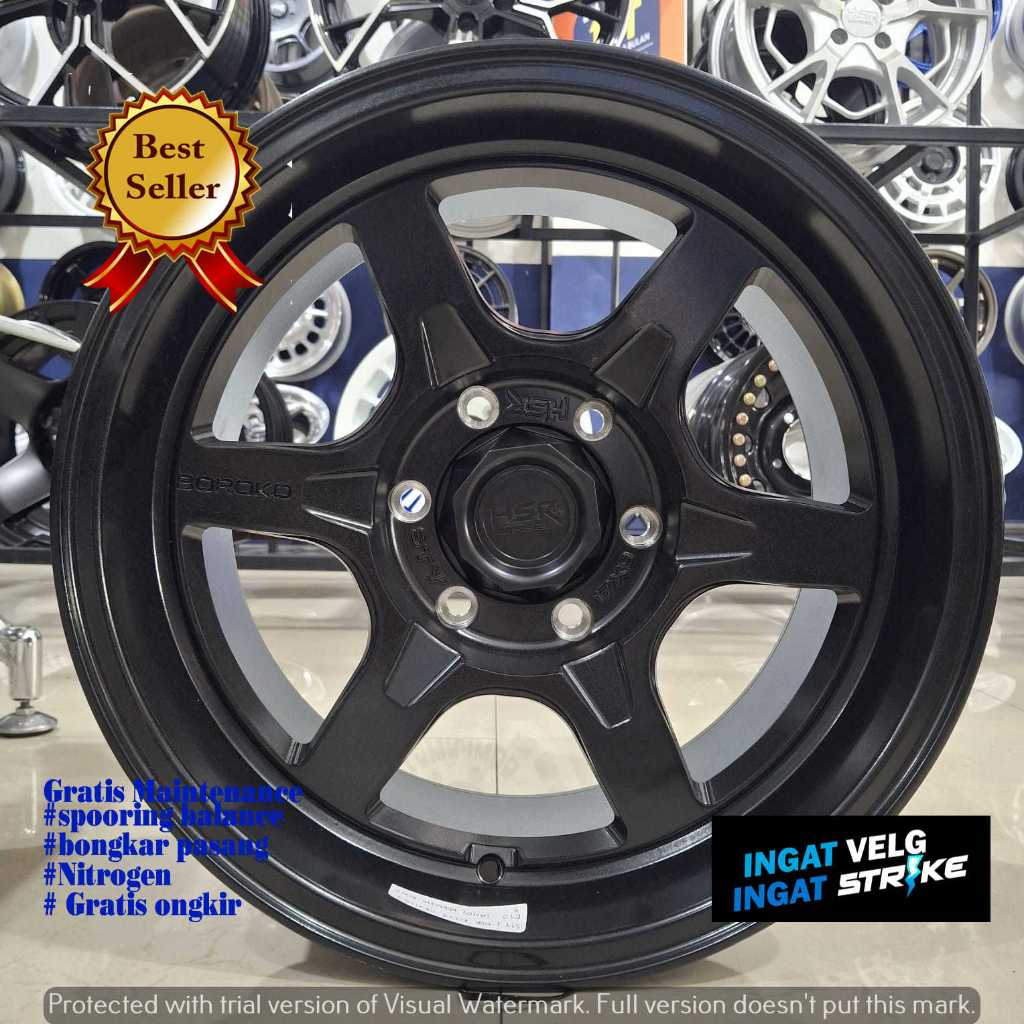Velg Mobil Hsr R17 Untuk Dmax, Panther New