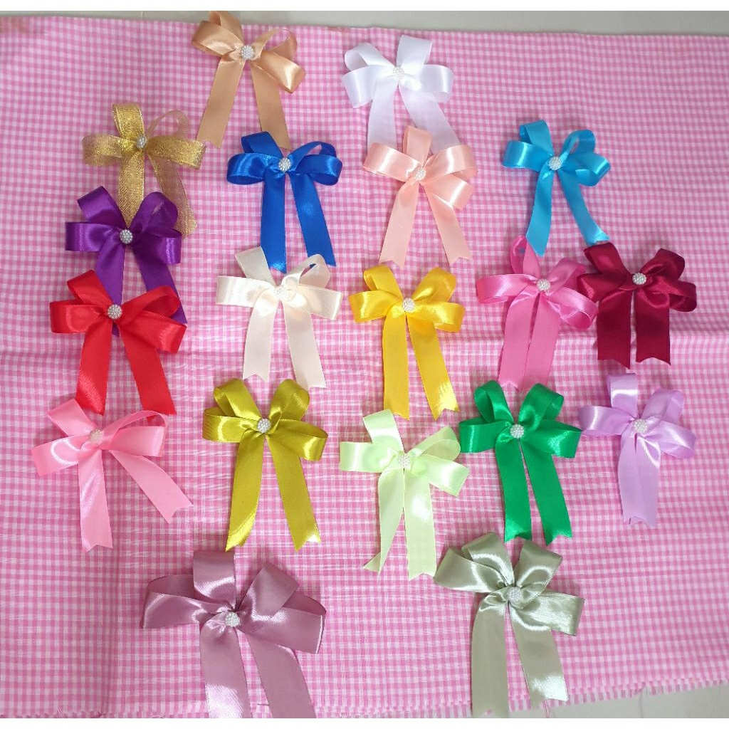 

Pita hias jadi siap pakai/Pita satin souvenir-Hampers-Pita Kado/Pita ulangtahun