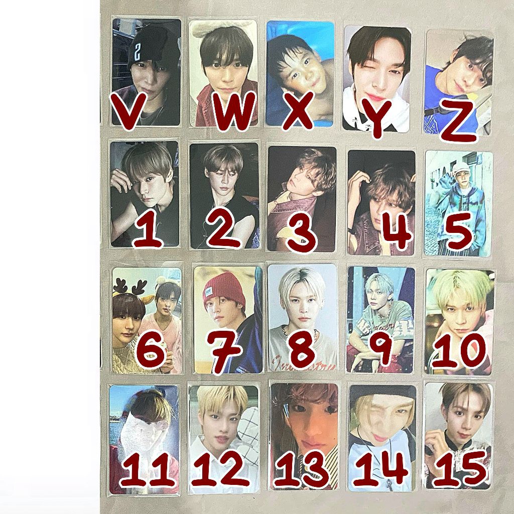RIIZE PHOTOCARD PC Shotaro Eunseok Sungchan Wonbin Seunghan Sohee Anton Seunghan