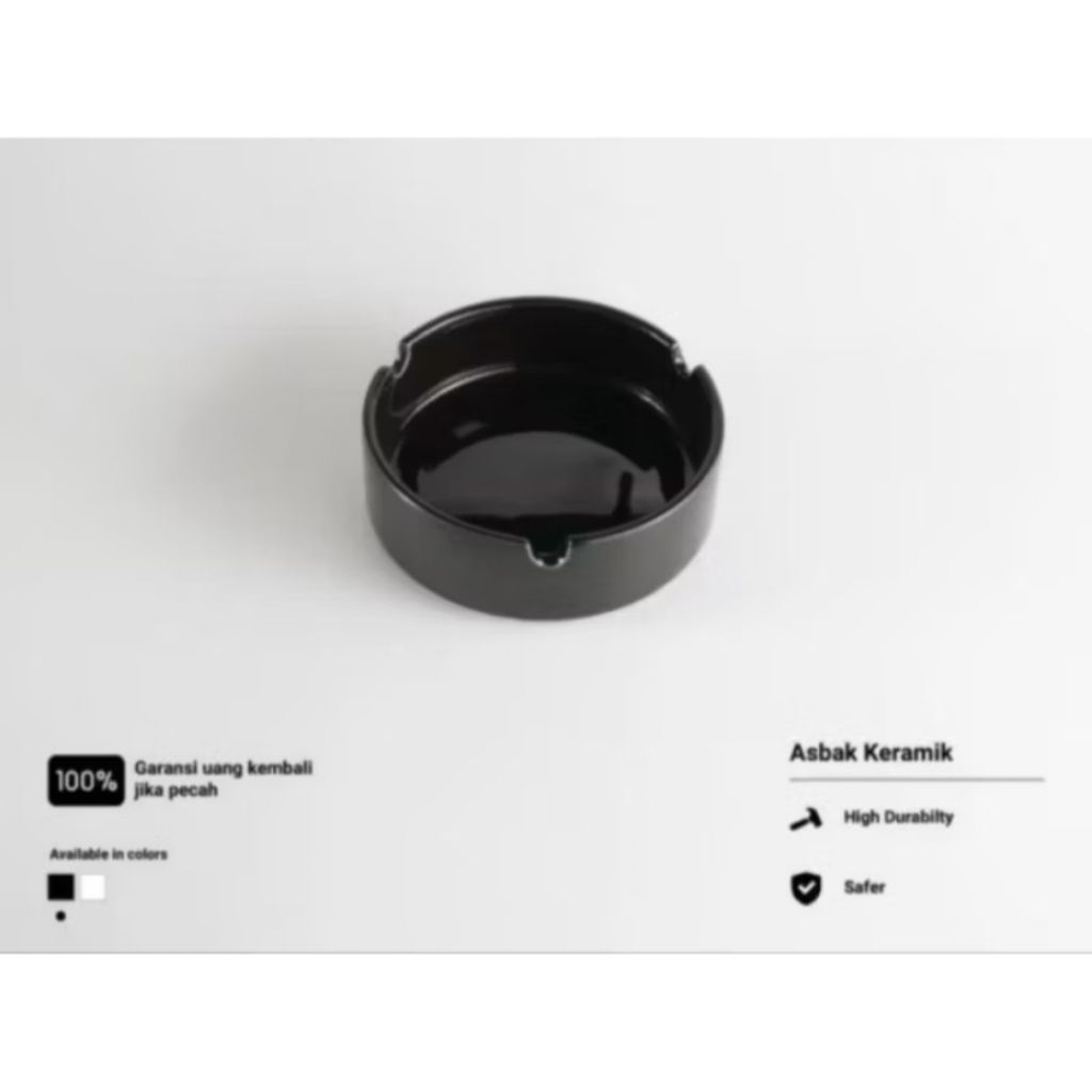 Asbak Rokok Keramik Berbagai Motif - Asbak porselen