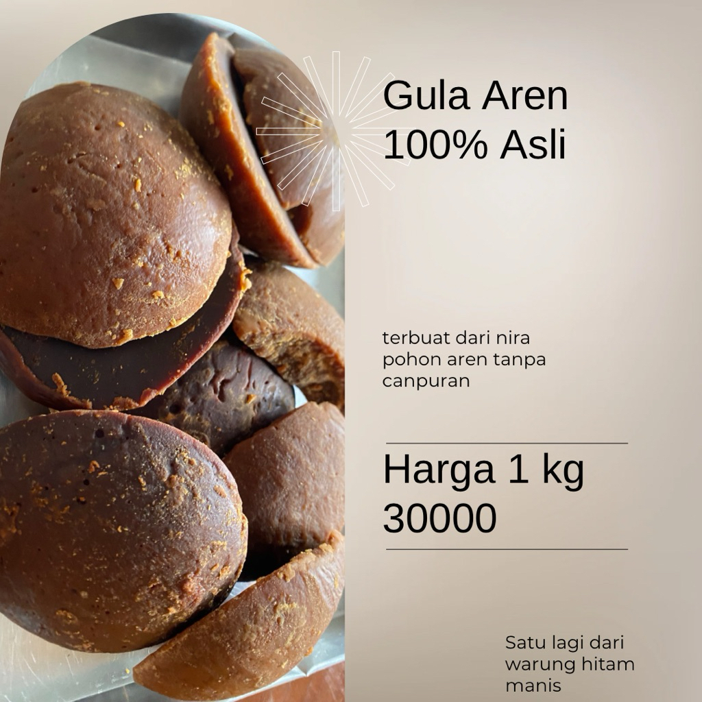 

gula aren 100% asli 1 kg