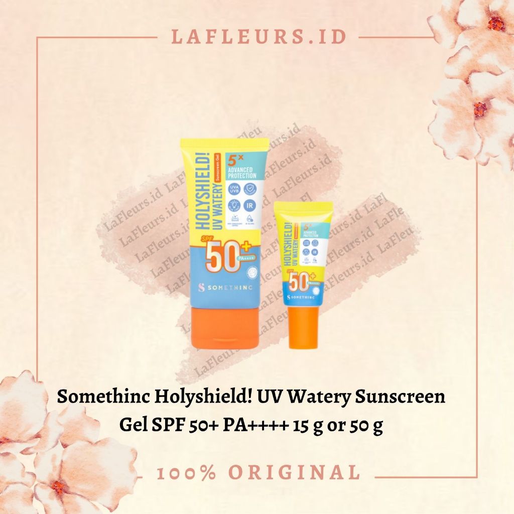 Somethinc Holyshield UV Watery Sunscreen Gel SPF 50+ PA++++ 15g or 50gram / Sunscreen WaterBased Som