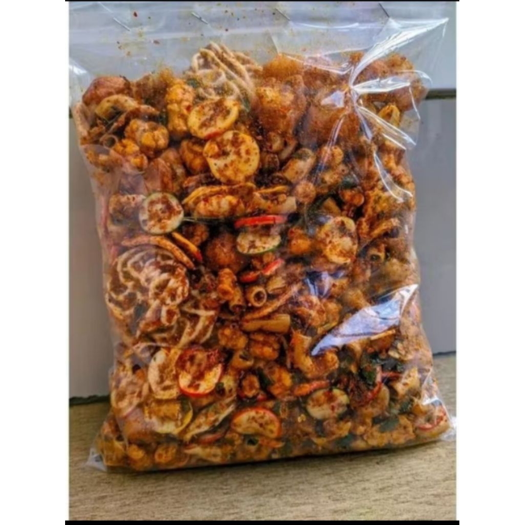 

Sebring mix daun jeruk pedas 250 gram kerupuk seblak campur