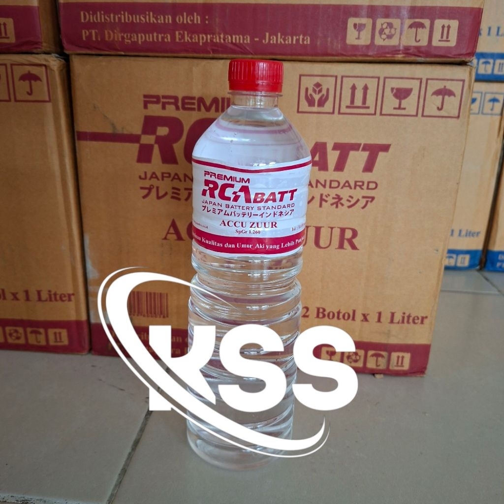 AIR ACCU ZUUR MOBIL TRUK DLL PREMIUM  RCA BATT BOTOL MERAH 1 LITER AIR AKI ZUUR