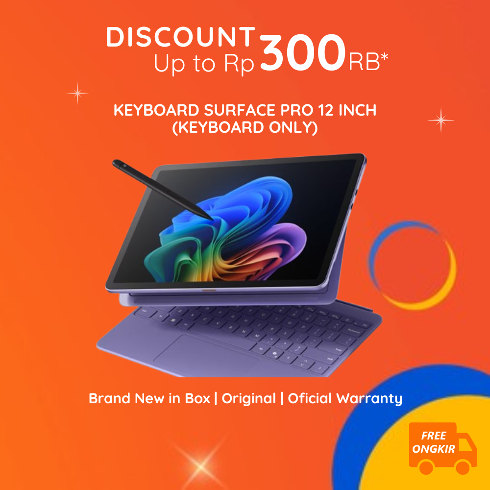 Microsoft Surface Pro 12-inch Keyboard with Slim Pen / Type Cover / Typecover with Slim Pen