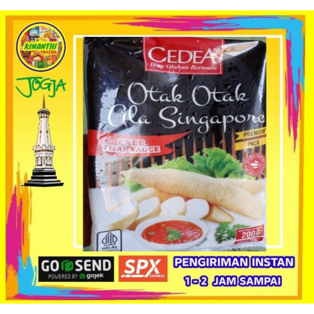 

Otak otak Singapur Cedea 200 gr, Frozen Jogja