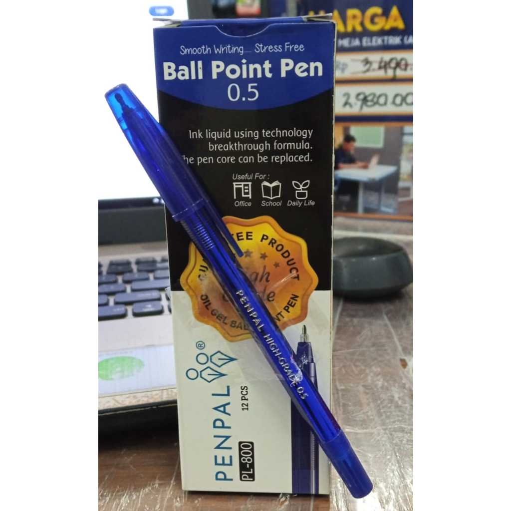 

Bolpen Oilgel Penpal 0,5 mm Biru