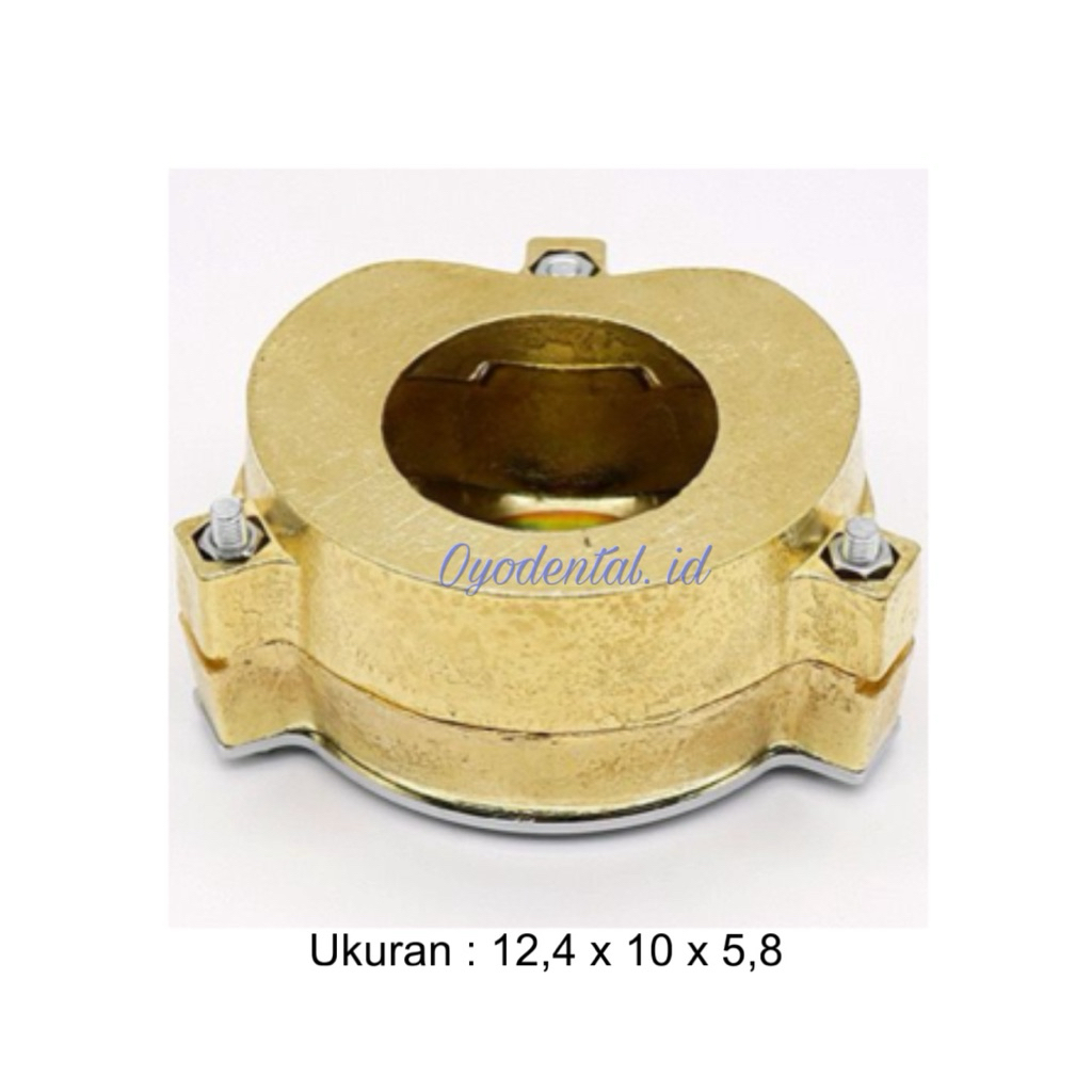 Dental kuvet sekrup size XL / cuvet kuningan untuk pembuatan gigi size besar