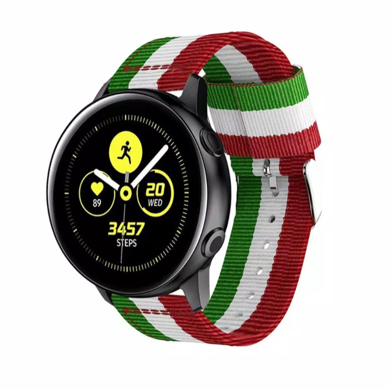 [TKD2] Strap Samsung Galaxy Watch Active 1 / Active 2 Tali Jam Tangan Bahan Canvas