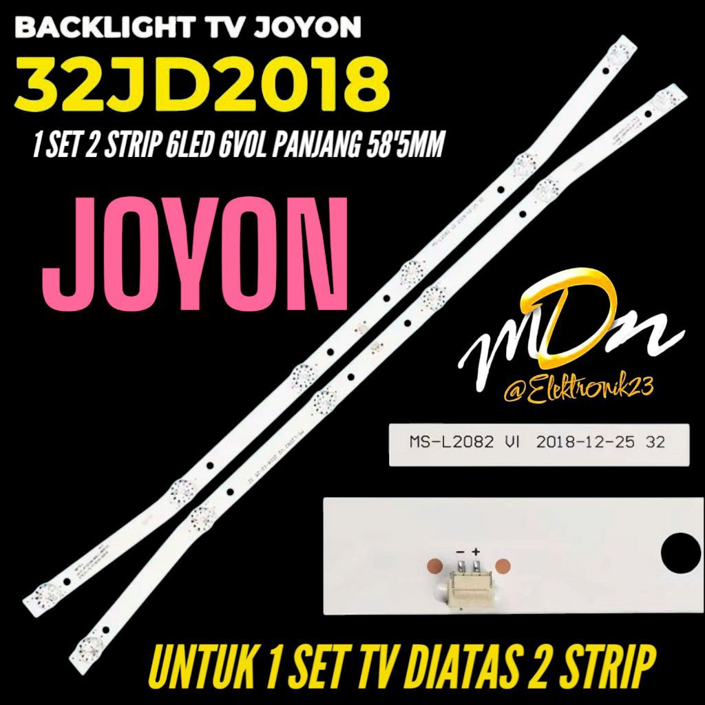 BACKLIGHT TV LED 32 INCH MEEK JOYON 32JD2018 BACKLIGHT TV JOYON