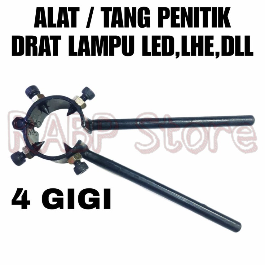 KODE K96I ALAT PENITIK DRAT LAMPU 4 PENITIK  TANG PENITIK DRAT LAMPU 4 PENITIK
