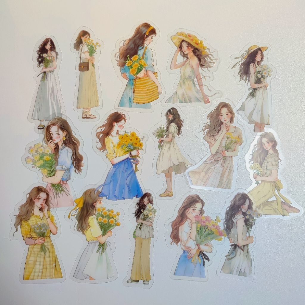 

STIKER WATERPROOF JOURNALING TWILIGHT DAISY GIRL