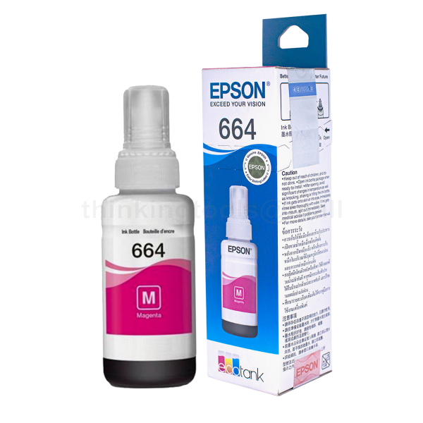 Tinta Printer EPSON 664 Magenta (Merah) ORIGINAL