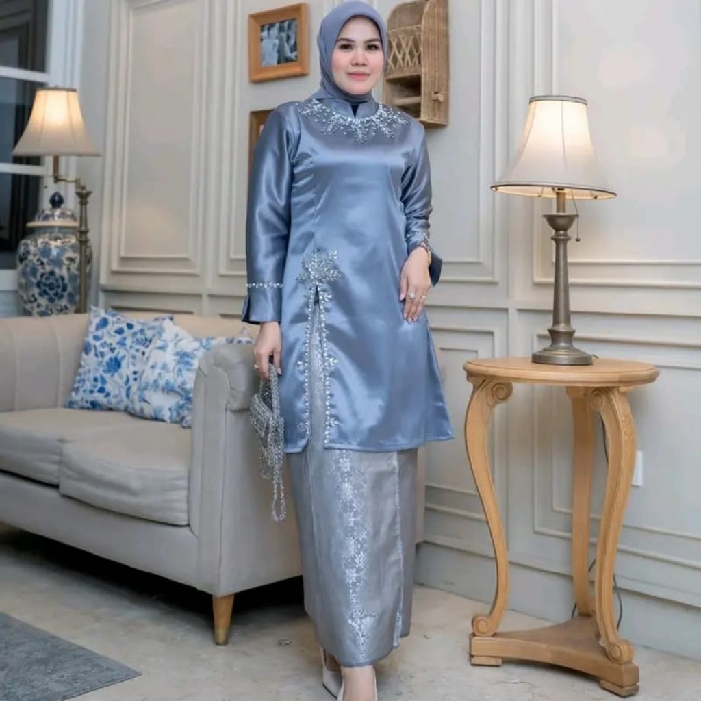 SET BAJU KURUNG PAYET BELAH PINGGIR+SONGKET~BAJU KURUNG MALAYSIA MODERN~BAJU KURUNG PESTA KONDANGAN 