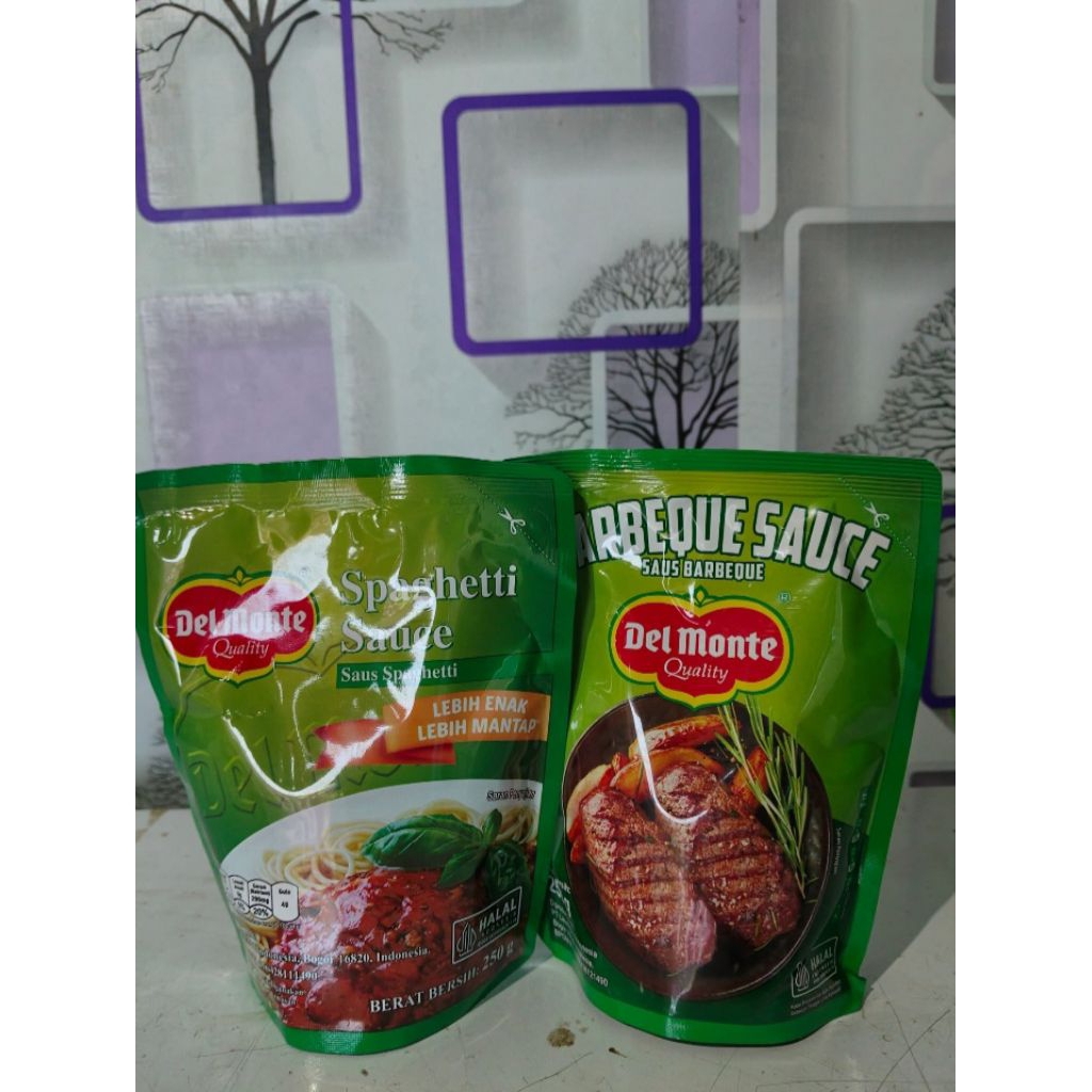 

Delmonte Reffil Lengkap Saos Barbekiu Saos Spaghetti Saos Tomat 250g/Kemasan